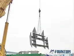 2 Shipsets Towing hook foundation and huge bitt board to Chile